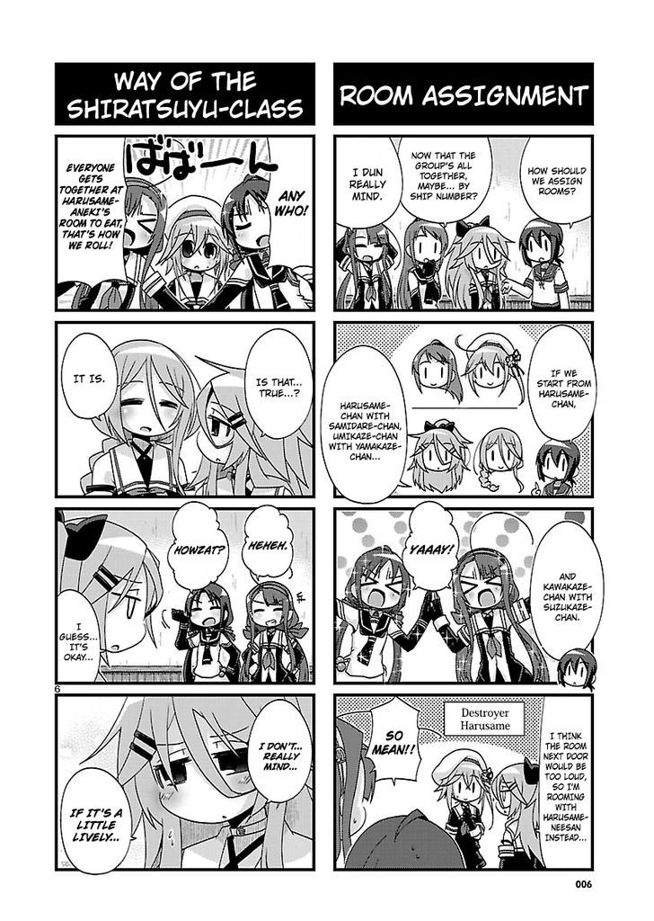 Kantai Collection - Kankore - 4-koma Comic - Fubuki, Ganbarimasu! Chapter 163 page 6 - Chapter 163