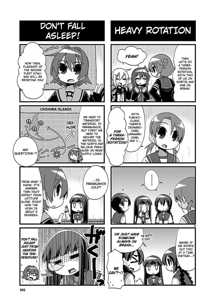 Kantai Collection - Kankore - 4-koma Comic - Fubuki, Ganbarimasu! Chapter 164 page 5 - Chapter 164
