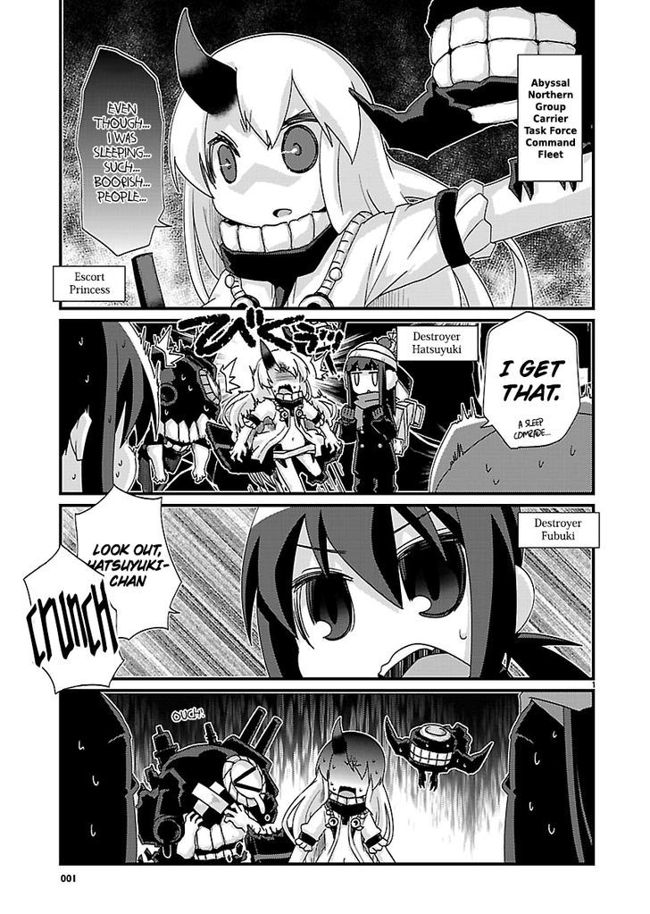 Kantai Collection - Kankore - 4-koma Comic - Fubuki, Ganbarimasu! Chapter 165 page 1 - Chapter 165