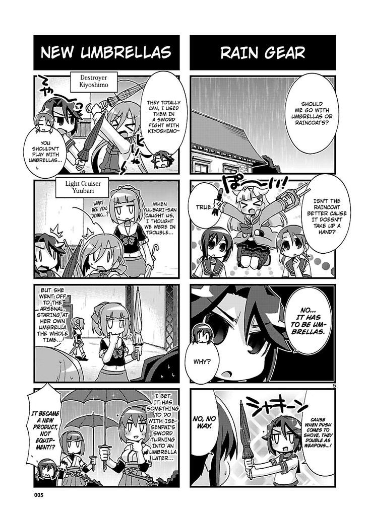 Kantai Collection - Kankore - 4-koma Comic - Fubuki, Ganbarimasu! Chapter 167 page 5 - Chapter 167
