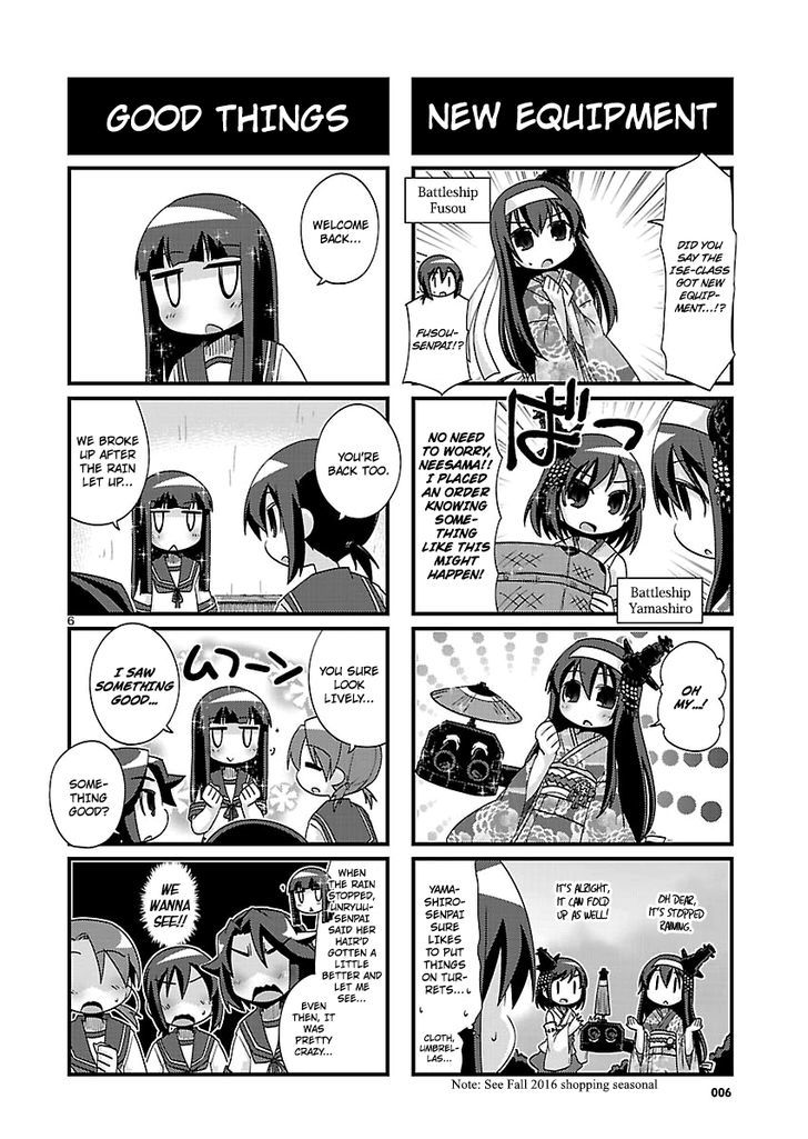 Kantai Collection - Kankore - 4-koma Comic - Fubuki, Ganbarimasu! Chapter 167 page 6 - Chapter 167
