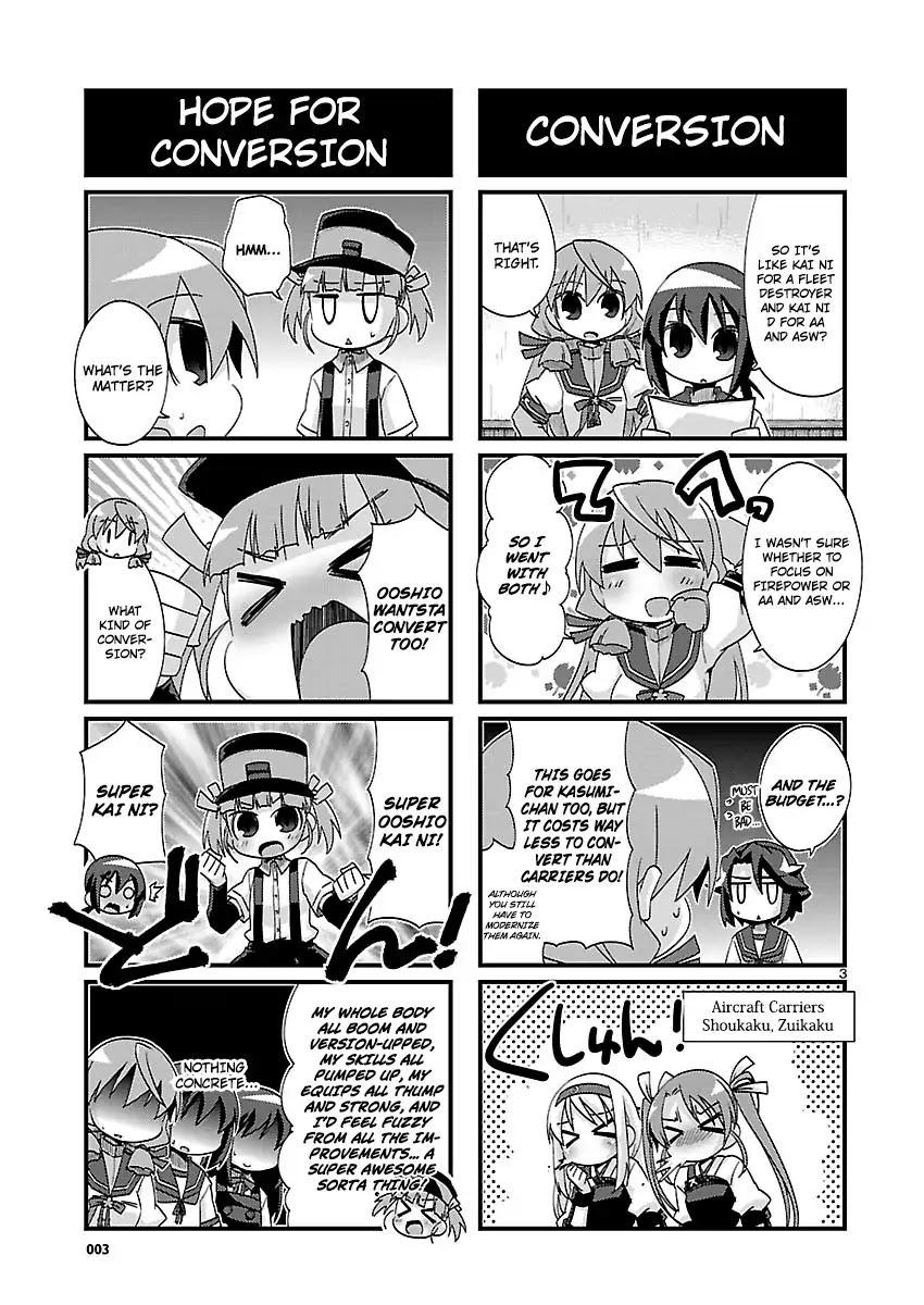 Kantai Collection - Kankore - 4-koma Comic - Fubuki, Ganbarimasu! Chapter 170 page 3 - Chapter 170