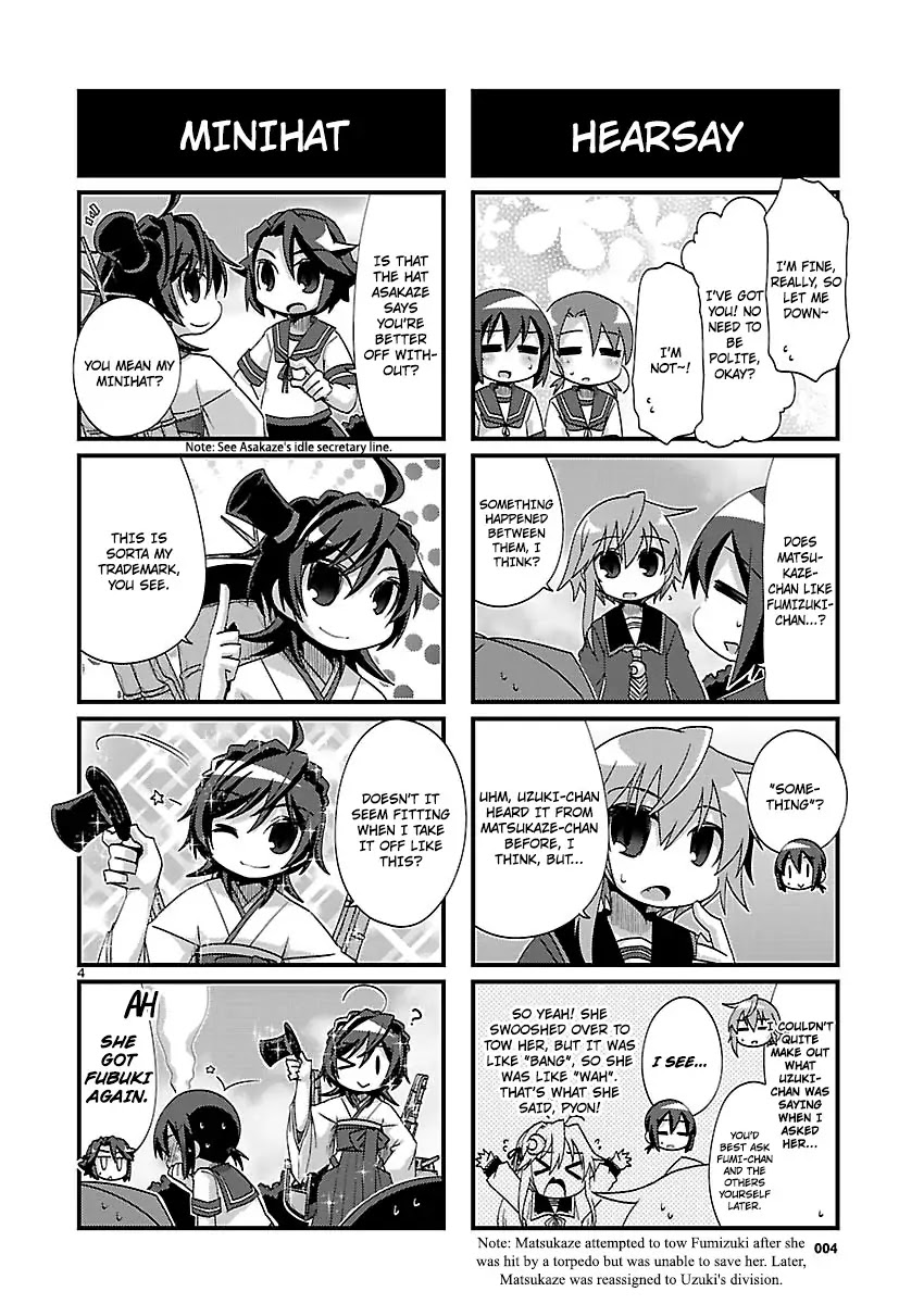 Kantai Collection - Kankore - 4-koma Comic - Fubuki, Ganbarimasu! Chapter 174 page 4 - Chapter 174