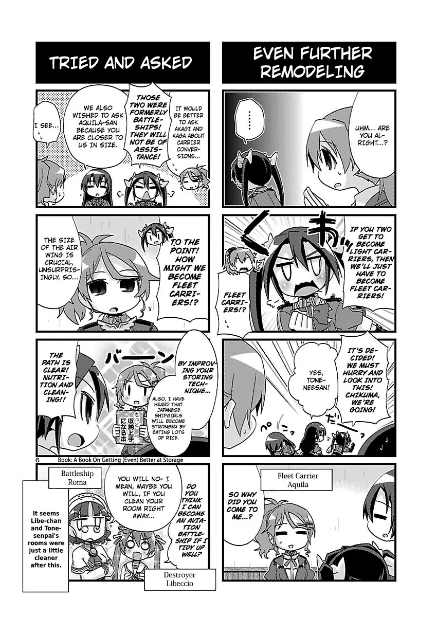Kantai Collection - Kankore - 4-koma Comic - Fubuki, Ganbarimasu! Chapter 178 page 6 - Chapter 178