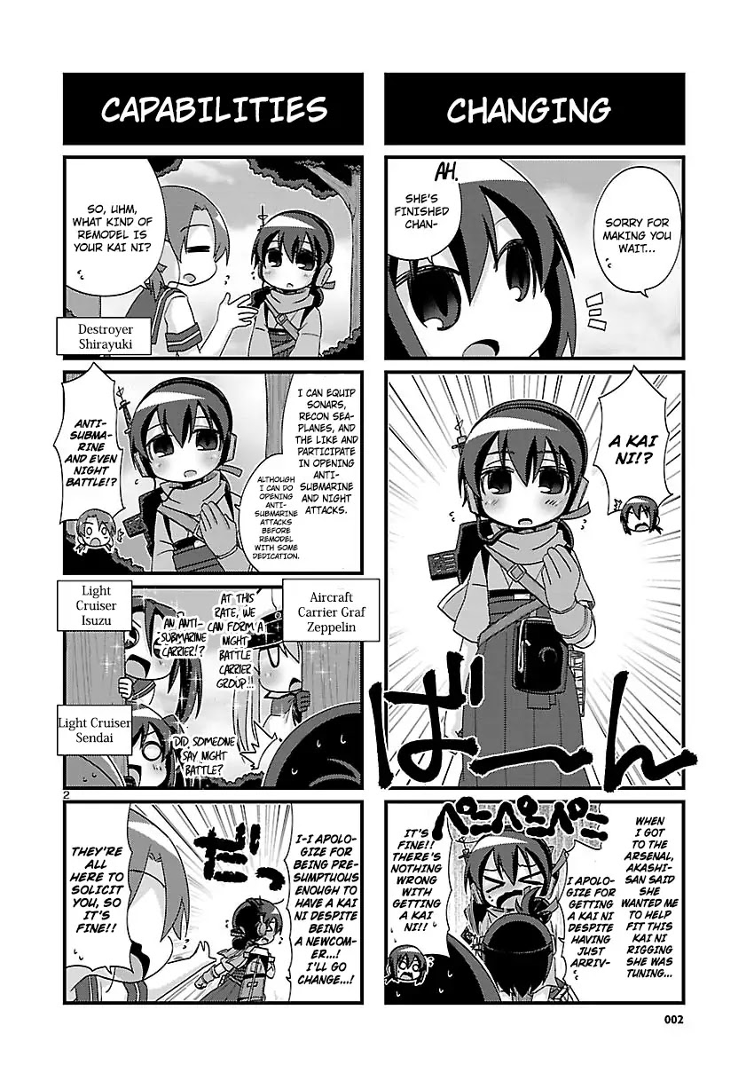 Kantai Collection - Kankore - 4-koma Comic - Fubuki, Ganbarimasu! Chapter 179 page 2 - Chapter 179