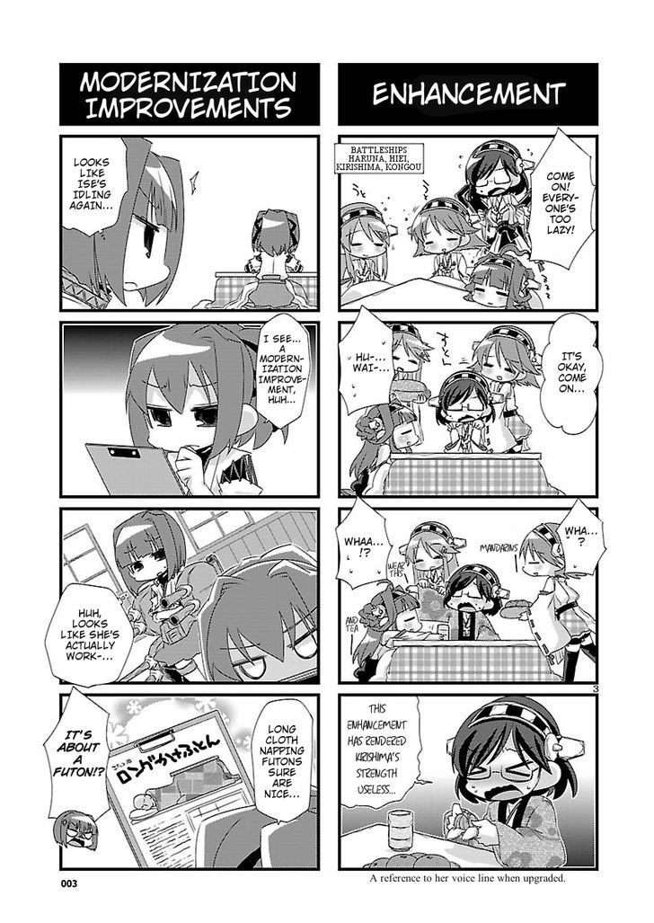 Kantai Collection - Kankore - 4-koma Comic - Fubuki, Ganbarimasu! Chapter 18 page 3 - Chapter 18