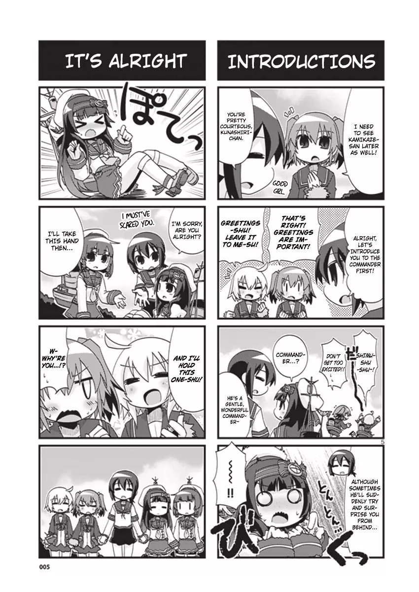 Kantai Collection - Kankore - 4-koma Comic - Fubuki, Ganbarimasu! Chapter 182 page 5 - Chapter 182
