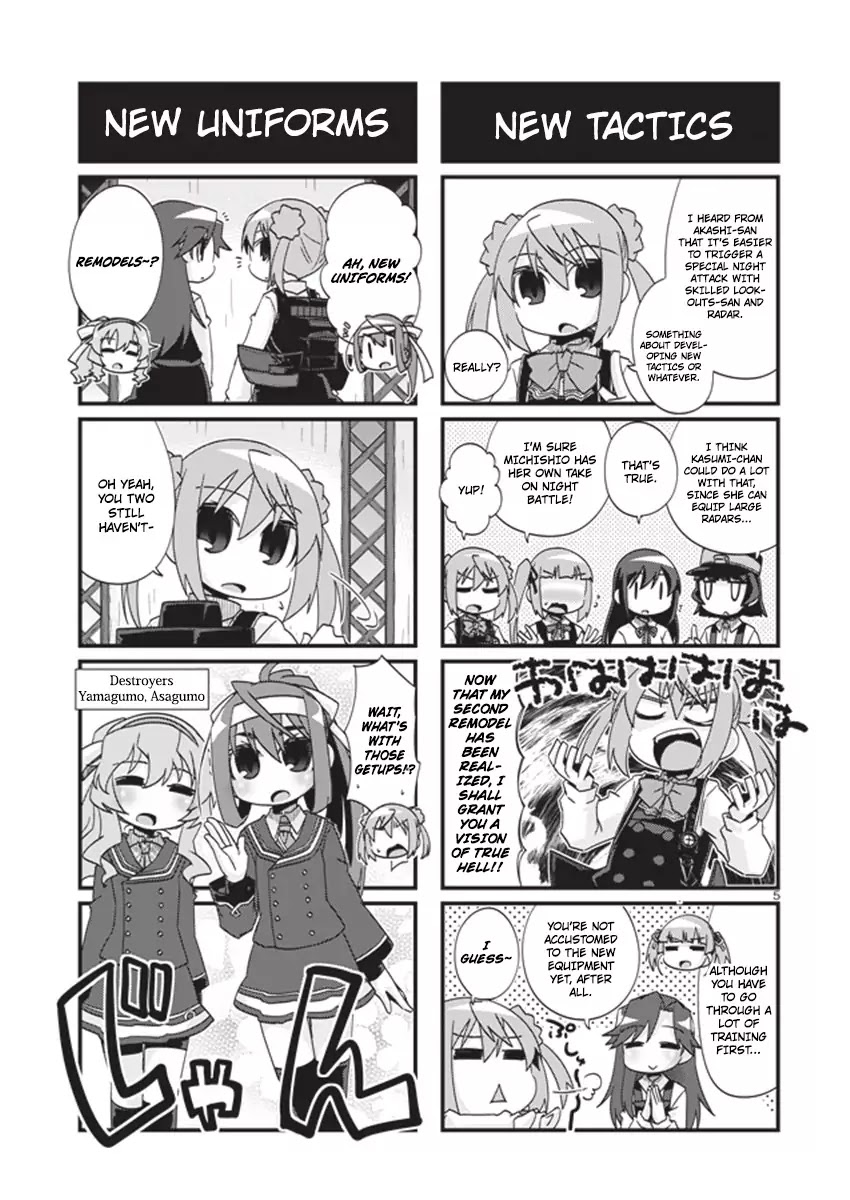 Kantai Collection - Kankore - 4-koma Comic - Fubuki, Ganbarimasu! Chapter 183 page 5 - Chapter 183