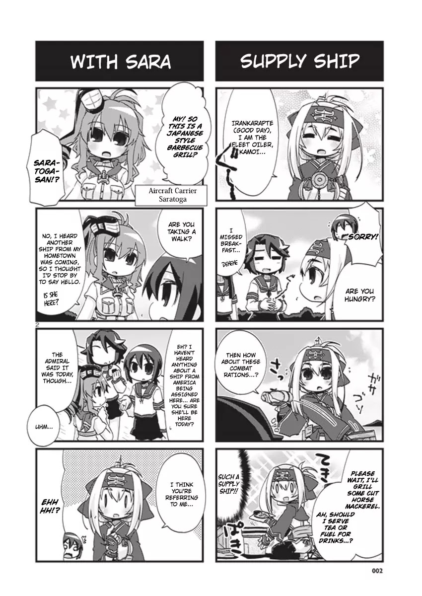 Kantai Collection - Kankore - 4-koma Comic - Fubuki, Ganbarimasu! Chapter 185 page 2 - Chapter 185