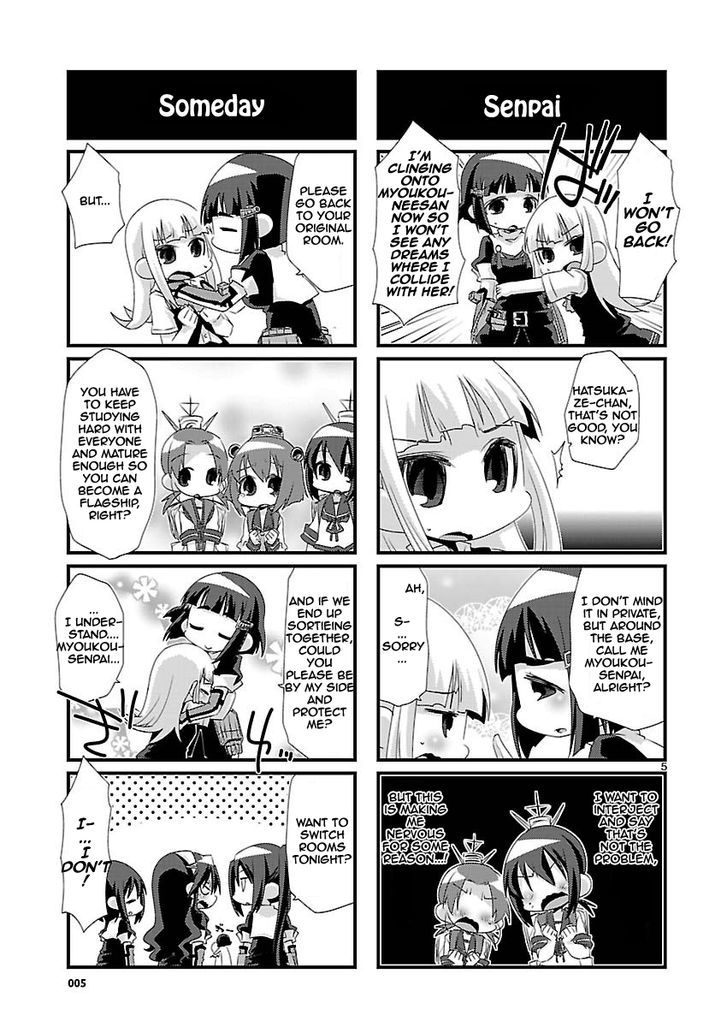 Kantai Collection - Kankore - 4-koma Comic - Fubuki, Ganbarimasu! Chapter 19 page 5 - Chapter 19