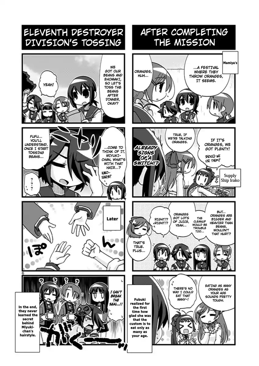 Kantai Collection - Kankore - 4-koma Comic - Fubuki, Ganbarimasu! Chapter 193 page 6 - Chapter 193