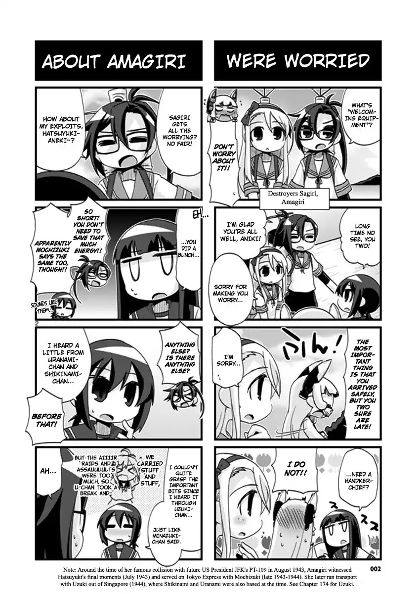 Kantai Collection - Kankore - 4-koma Comic - Fubuki, Ganbarimasu! Chapter 196 page 2 - Chapter 196