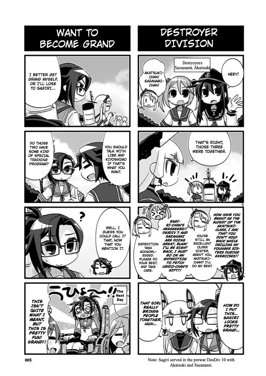 Kantai Collection - Kankore - 4-koma Comic - Fubuki, Ganbarimasu! Chapter 196 page 5 - Chapter 196