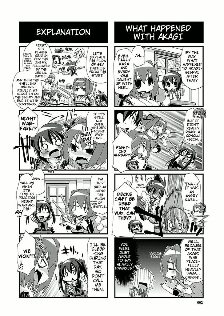 Kantai Collection - Kankore - 4-koma Comic - Fubuki, Ganbarimasu! Chapter 2 page 2 - Chapter 2