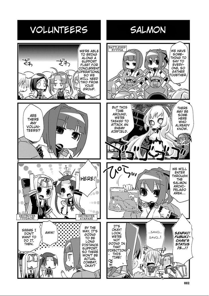 Kantai Collection - Kankore - 4-koma Comic - Fubuki, Ganbarimasu! Chapter 20 page 2 - Chapter 20