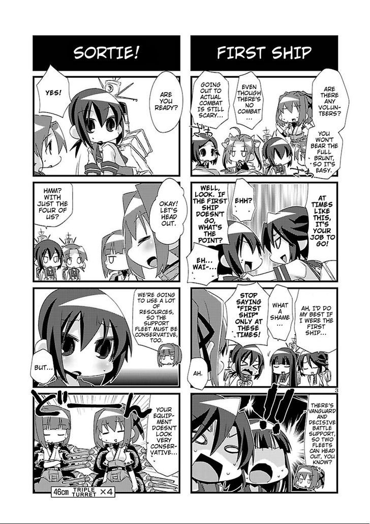 Kantai Collection - Kankore - 4-koma Comic - Fubuki, Ganbarimasu! Chapter 20 page 3 - Chapter 20
