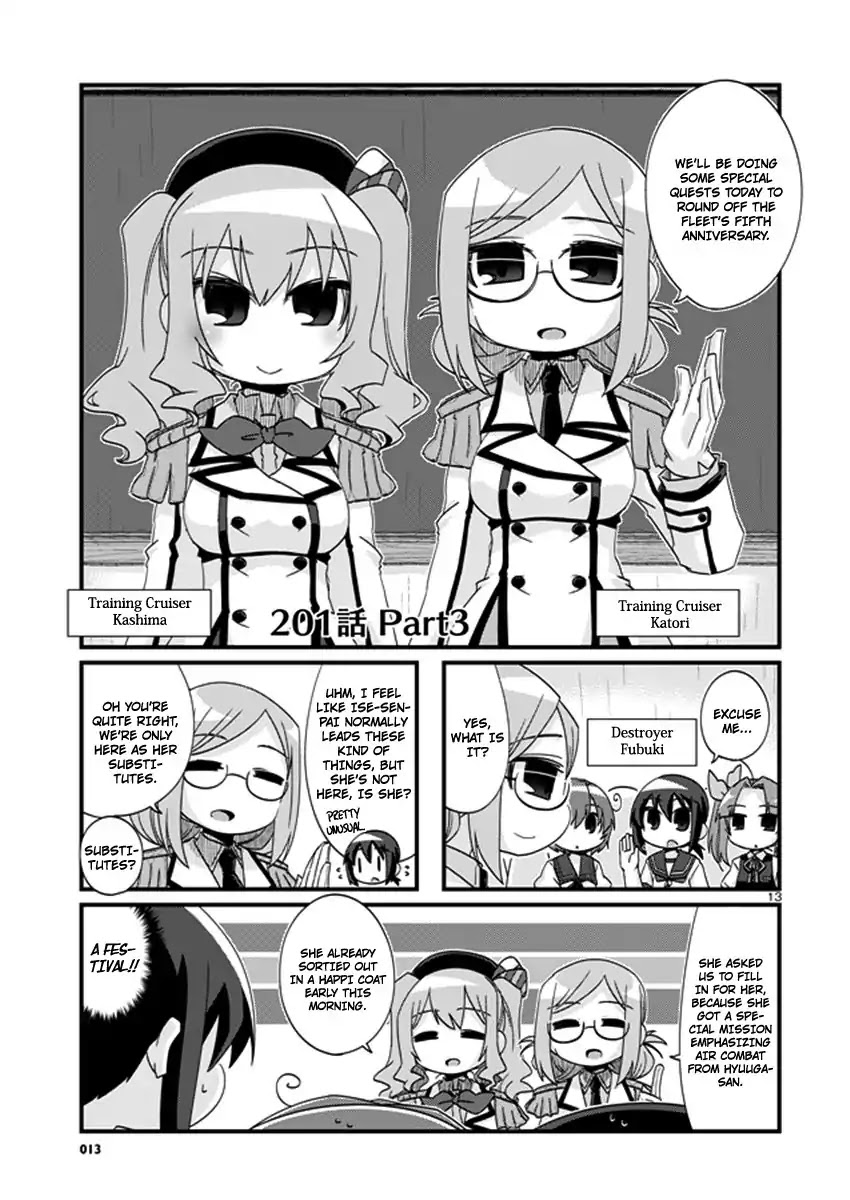 Kantai Collection - Kankore - 4-koma Comic - Fubuki, Ganbarimasu! Chapter 201 page 13 - Chapter 201