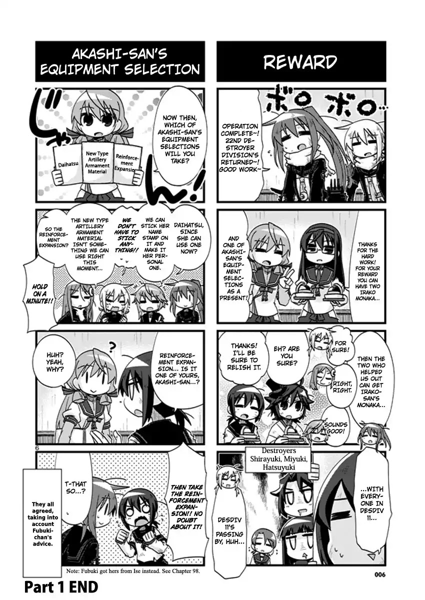 Kantai Collection - Kankore - 4-koma Comic - Fubuki, Ganbarimasu! Chapter 201 page 6 - Chapter 201
