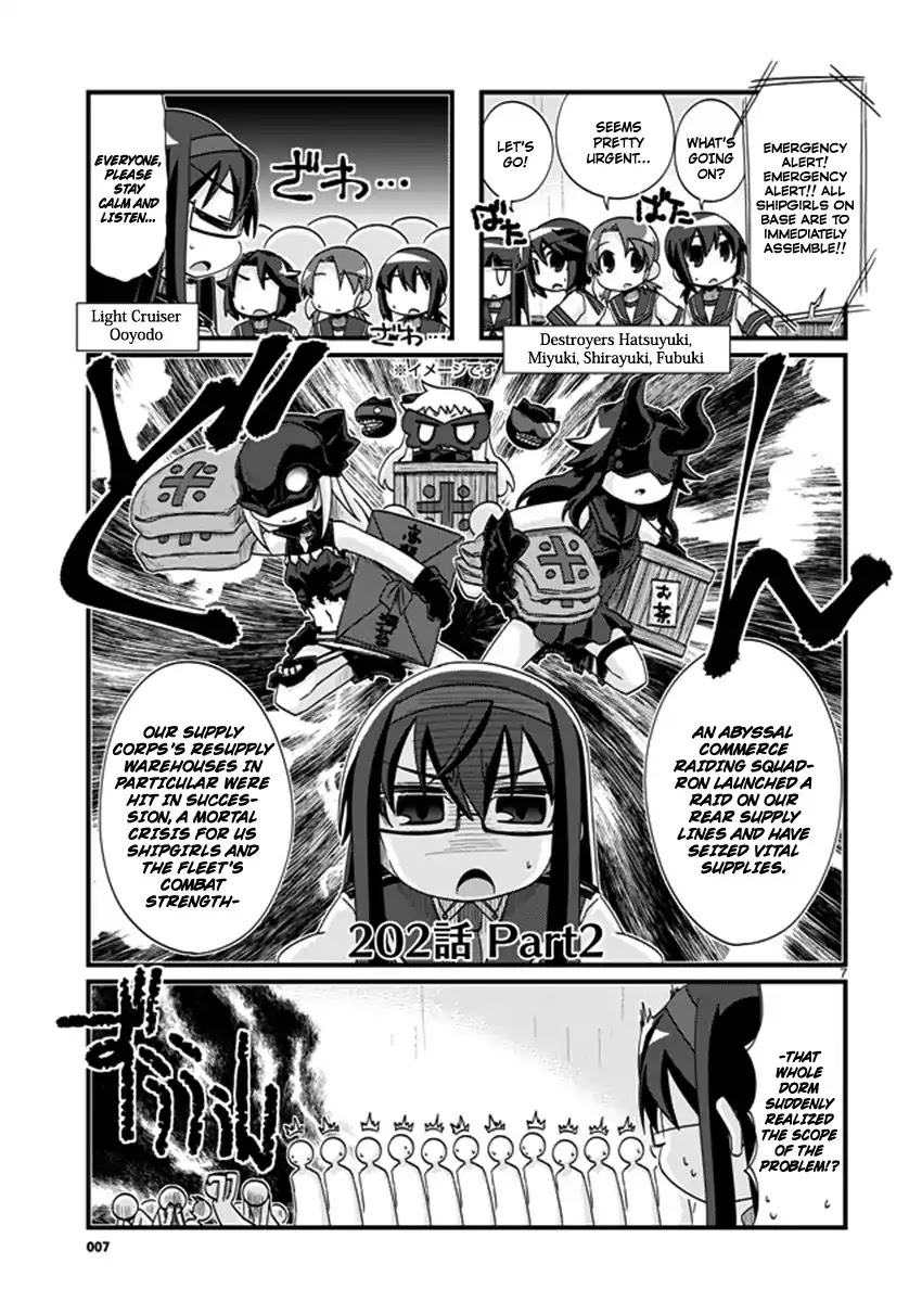 Kantai Collection - Kankore - 4-koma Comic - Fubuki, Ganbarimasu! Chapter 202 page 7 - Chapter 202
