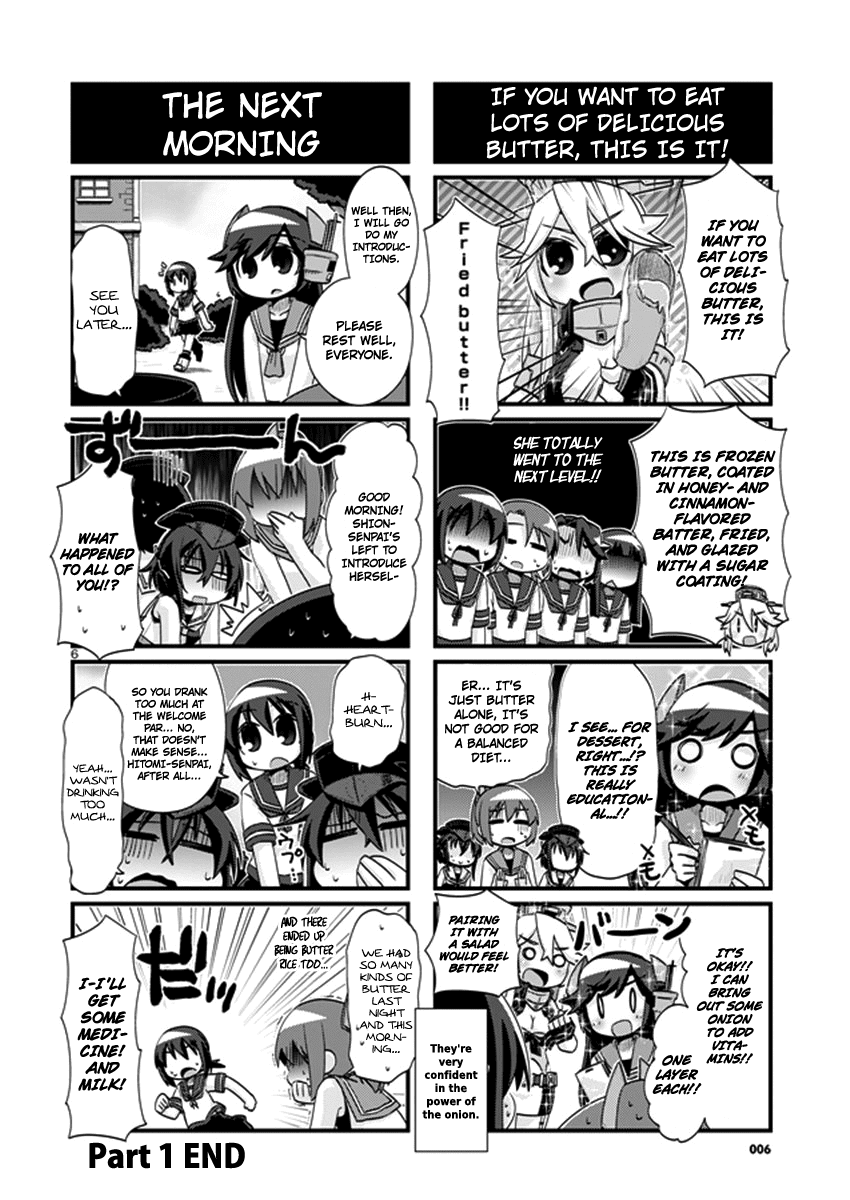 Kantai Collection - Kankore - 4-koma Comic - Fubuki, Ganbarimasu! Chapter 203 page 6 - Chapter 203