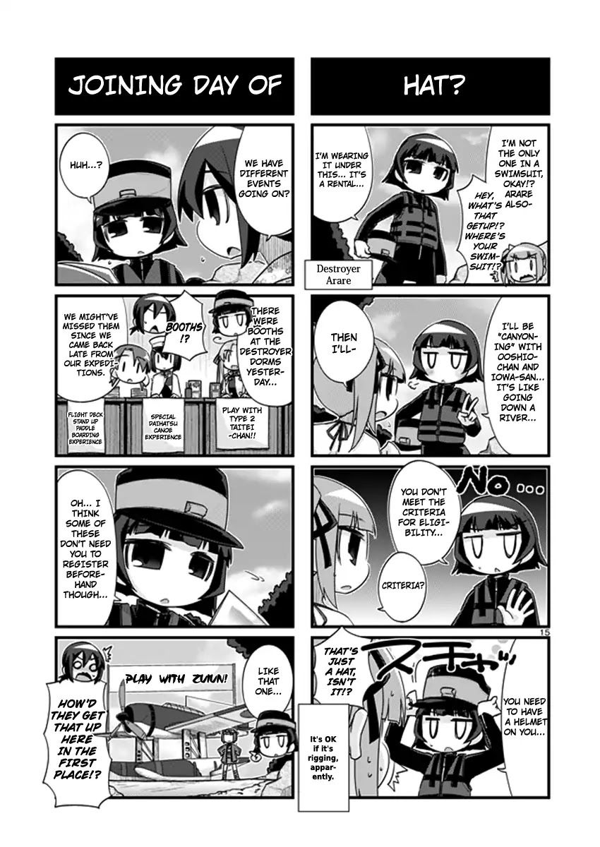 Kantai Collection - Kankore - 4-koma Comic - Fubuki, Ganbarimasu! Chapter 204 page 15 - Chapter 204