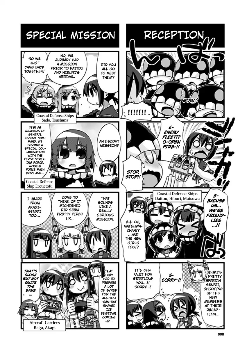 Kantai Collection - Kankore - 4-koma Comic - Fubuki, Ganbarimasu! Chapter 204 page 8 - Chapter 204