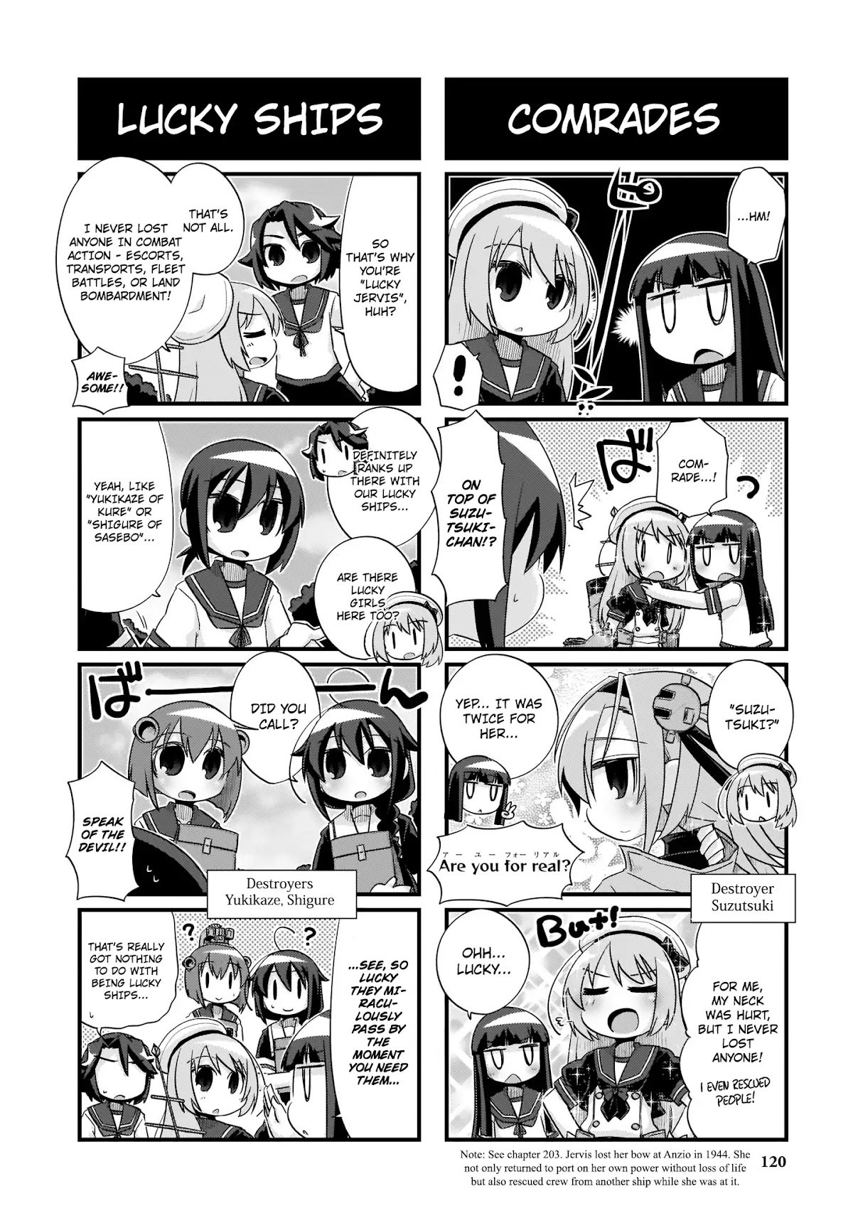 Kantai Collection - Kankore - 4-koma Comic - Fubuki, Ganbarimasu! Chapter 205 page 14 - Chapter 205