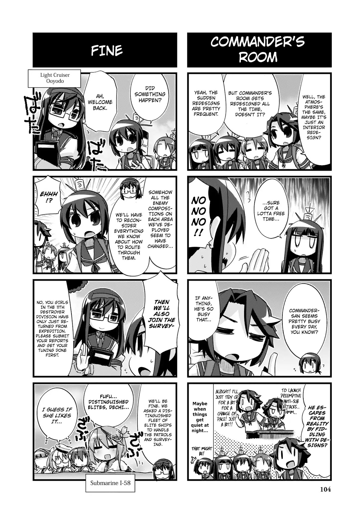 Kantai Collection - Kankore - 4-koma Comic - Fubuki, Ganbarimasu! Chapter 205 page 2 - Chapter 205