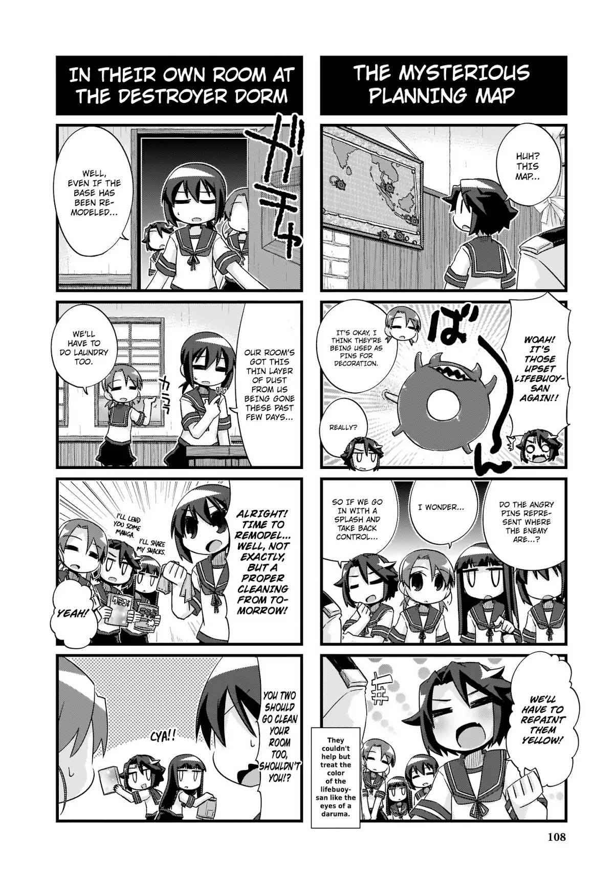 Kantai Collection - Kankore - 4-koma Comic - Fubuki, Ganbarimasu! Chapter 205 page 6 - Chapter 205