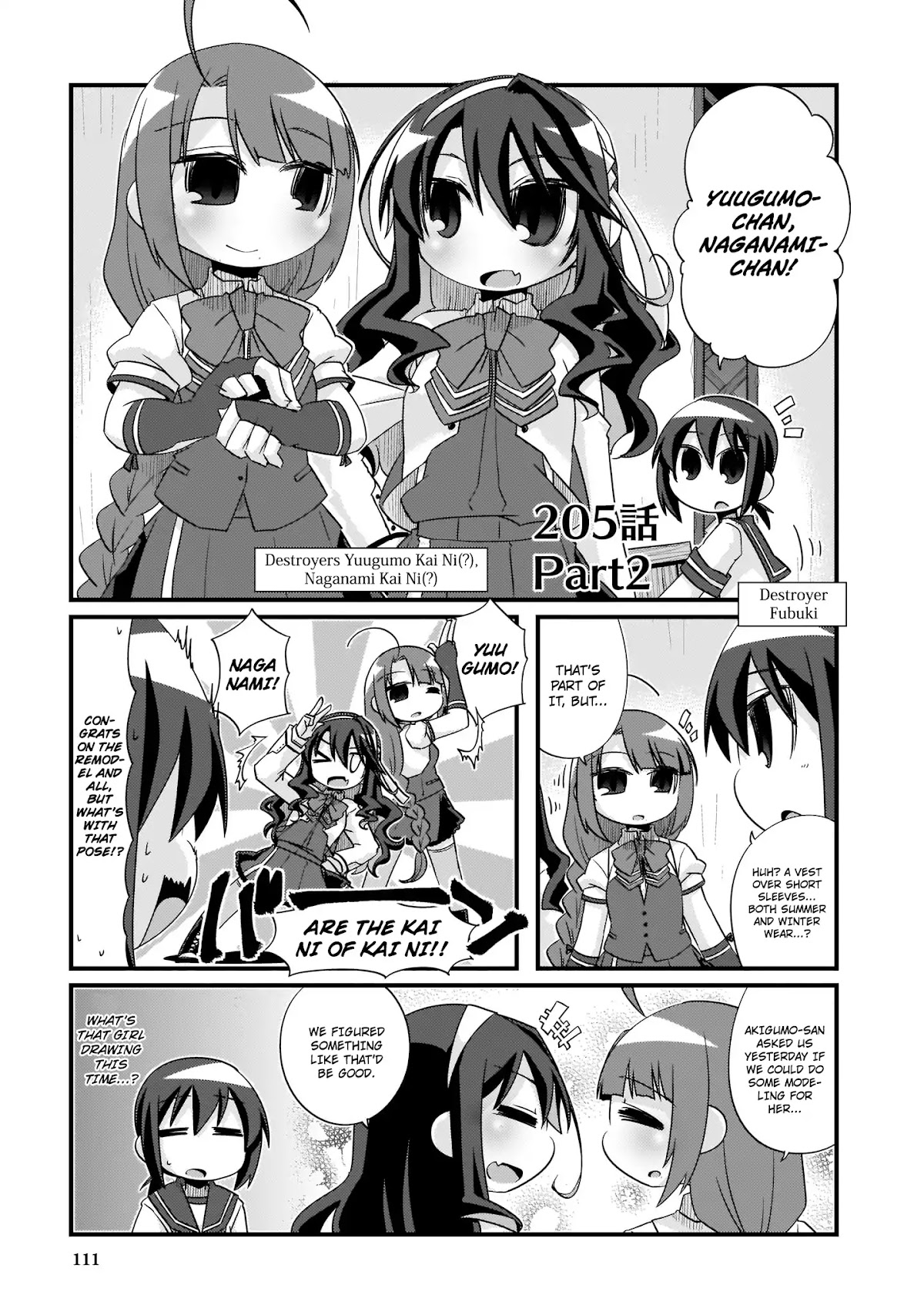 Kantai Collection - Kankore - 4-koma Comic - Fubuki, Ganbarimasu! Chapter 205 page 7 - Chapter 205