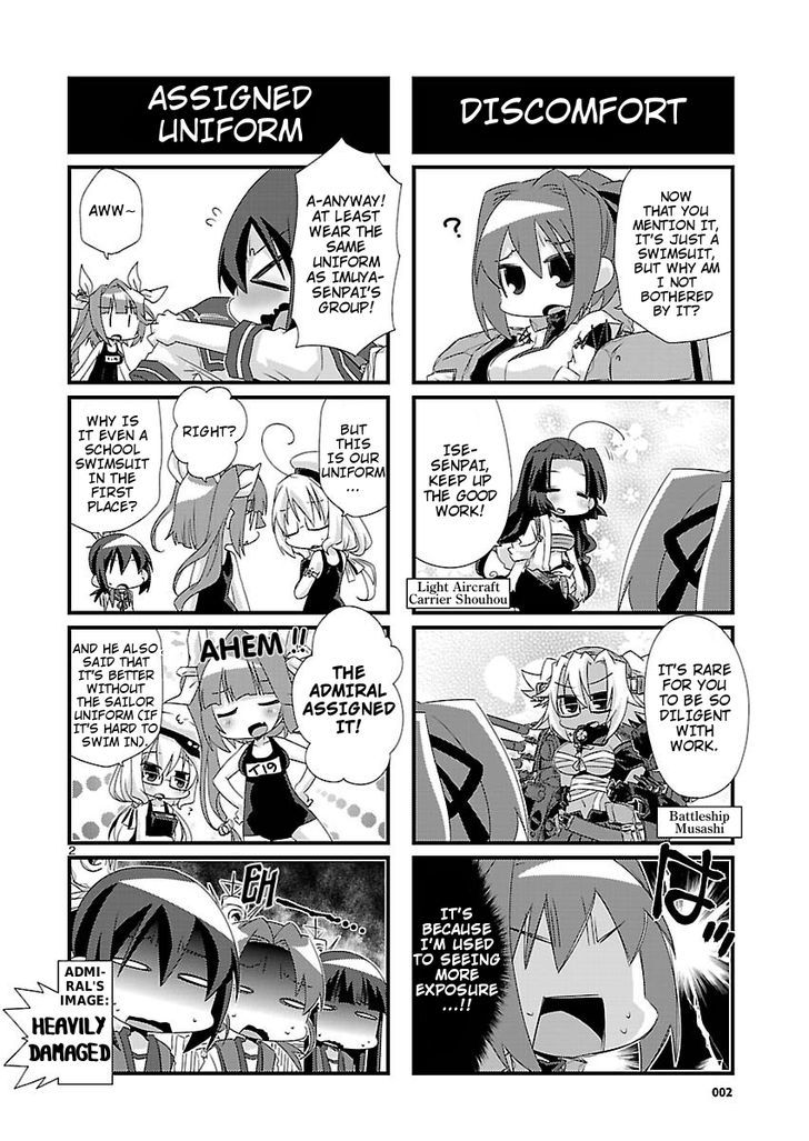Kantai Collection - Kankore - 4-koma Comic - Fubuki, Ganbarimasu! Chapter 25 page 2 - Chapter 25
