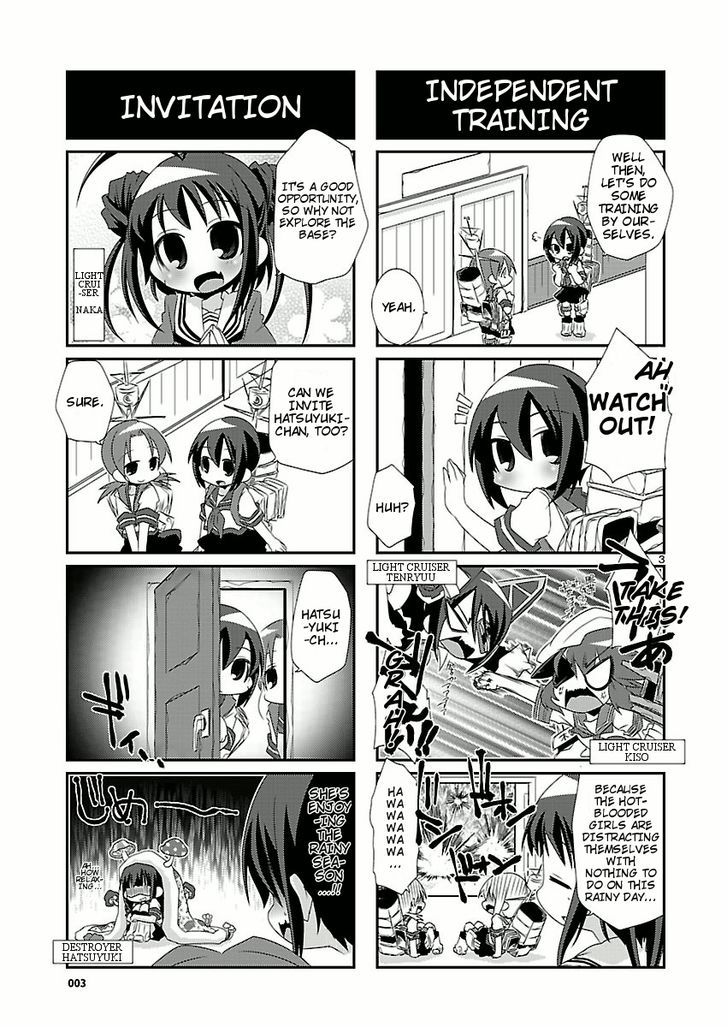Kantai Collection - Kankore - 4-koma Comic - Fubuki, Ganbarimasu! Chapter 3 page 3 - Chapter 3