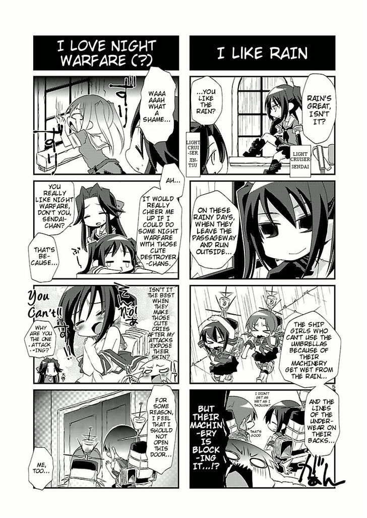 Kantai Collection - Kankore - 4-koma Comic - Fubuki, Ganbarimasu! Chapter 3 page 5 - Chapter 3