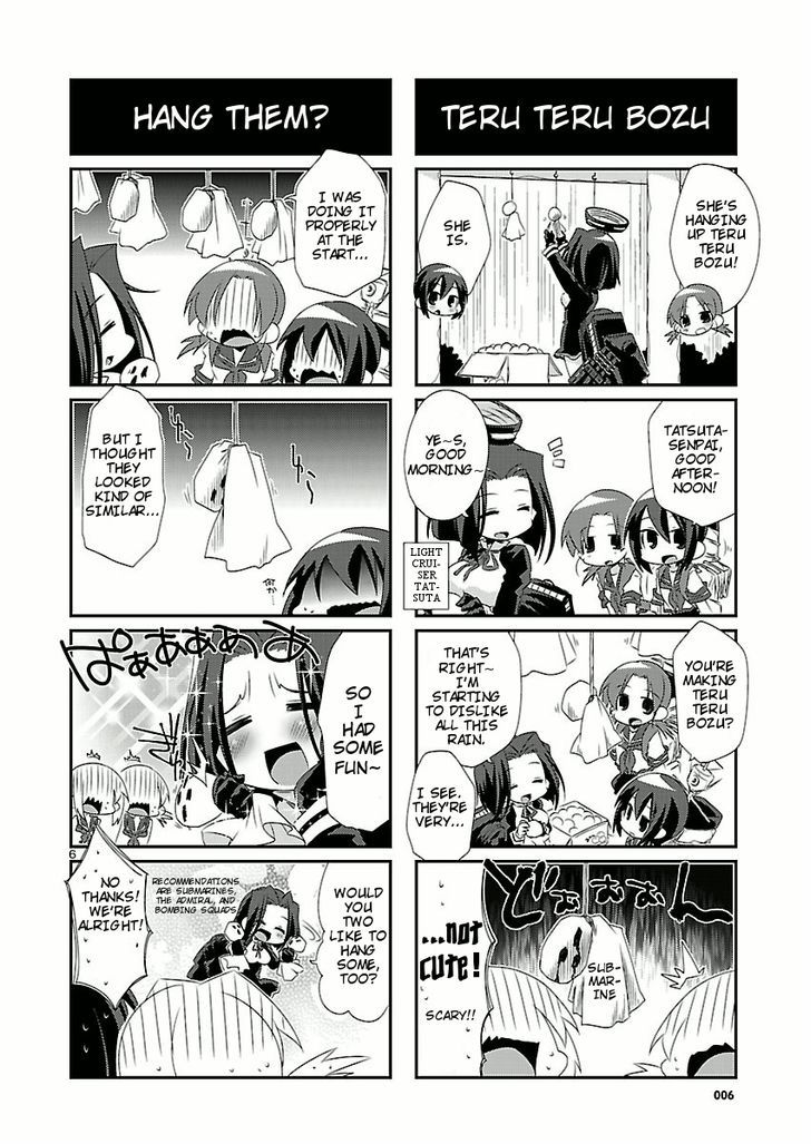 Kantai Collection - Kankore - 4-koma Comic - Fubuki, Ganbarimasu! Chapter 3 page 6 - Chapter 3