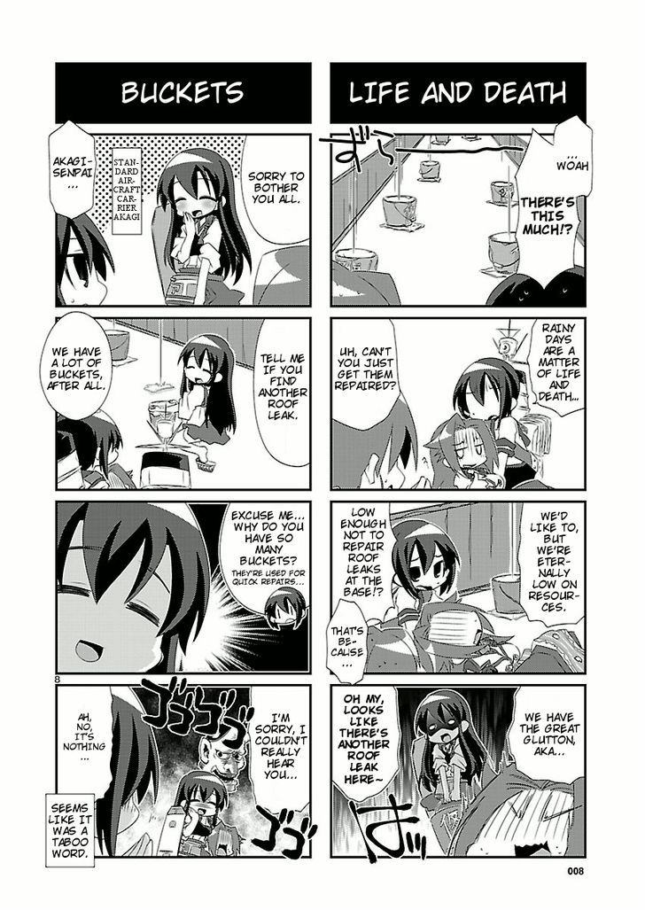 Kantai Collection - Kankore - 4-koma Comic - Fubuki, Ganbarimasu! Chapter 3 page 8 - Chapter 3
