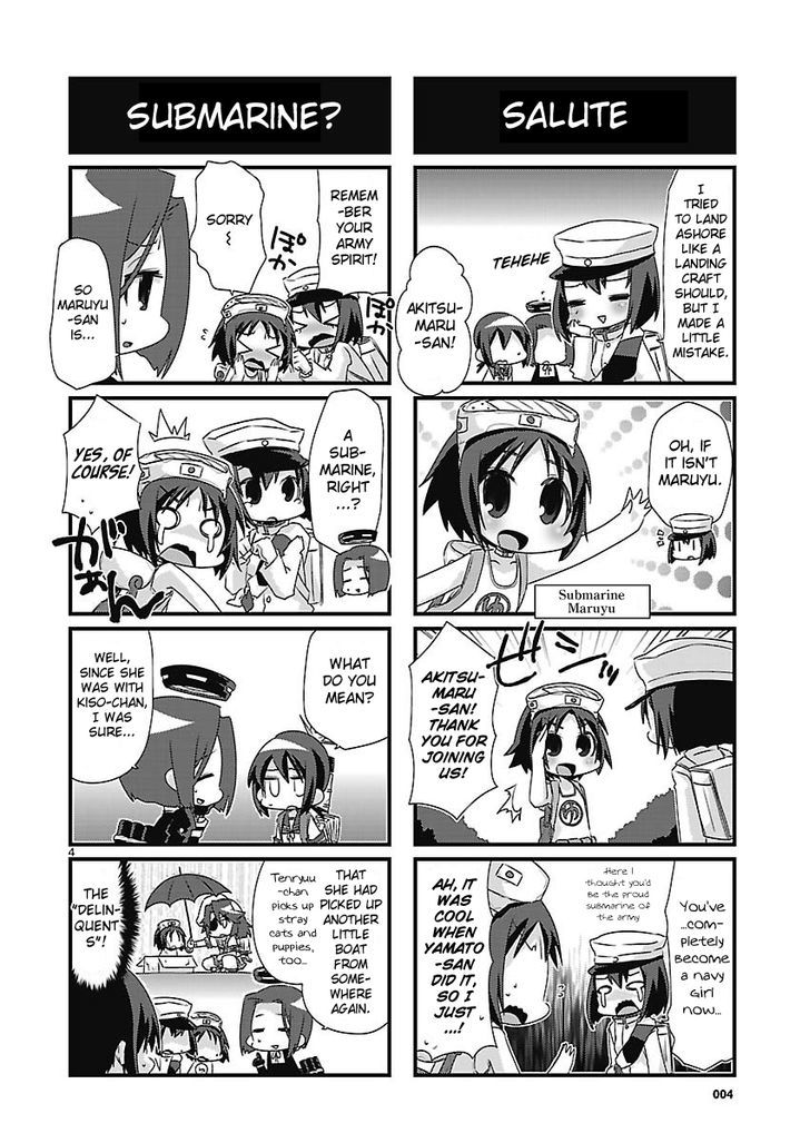 Kantai Collection - Kankore - 4-koma Comic - Fubuki, Ganbarimasu! Chapter 33 page 4 - Chapter 33