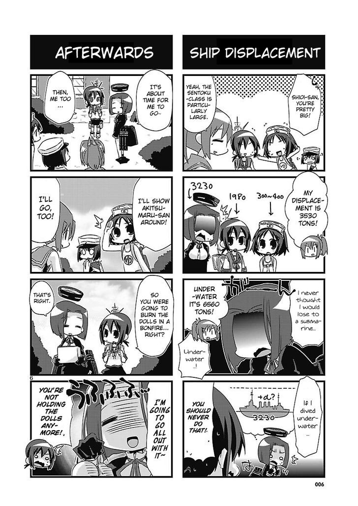 Kantai Collection - Kankore - 4-koma Comic - Fubuki, Ganbarimasu! Chapter 33 page 6 - Chapter 33