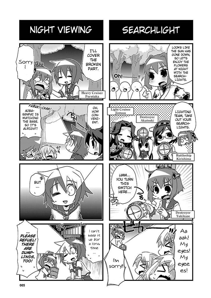 Kantai Collection - Kankore - 4-koma Comic - Fubuki, Ganbarimasu! Chapter 35 page 5 - Chapter 35