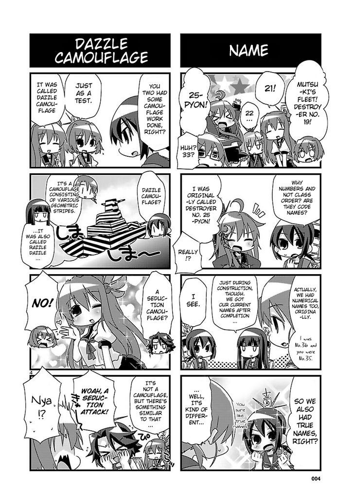 Kantai Collection - Kankore - 4-koma Comic - Fubuki, Ganbarimasu! Chapter 36 page 4 - Chapter 36