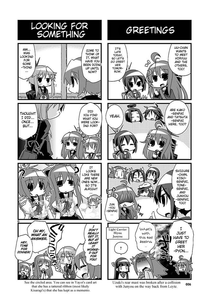 Kantai Collection - Kankore - 4-koma Comic - Fubuki, Ganbarimasu! Chapter 36 page 6 - Chapter 36