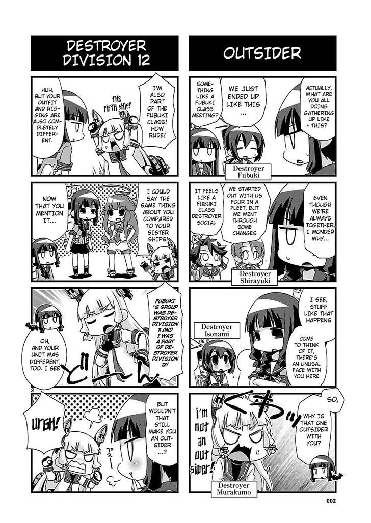 Kantai Collection - Kankore - 4-koma Comic - Fubuki, Ganbarimasu! Chapter 37 page 2 - Chapter 37