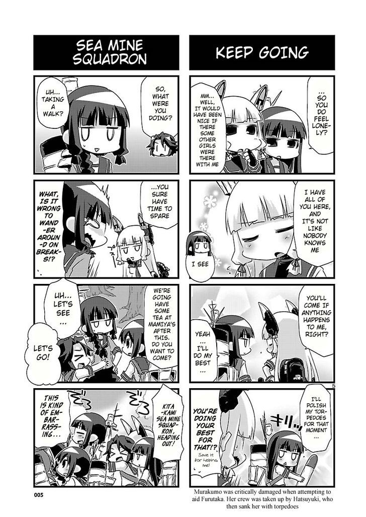 Kantai Collection - Kankore - 4-koma Comic - Fubuki, Ganbarimasu! Chapter 37 page 5 - Chapter 37