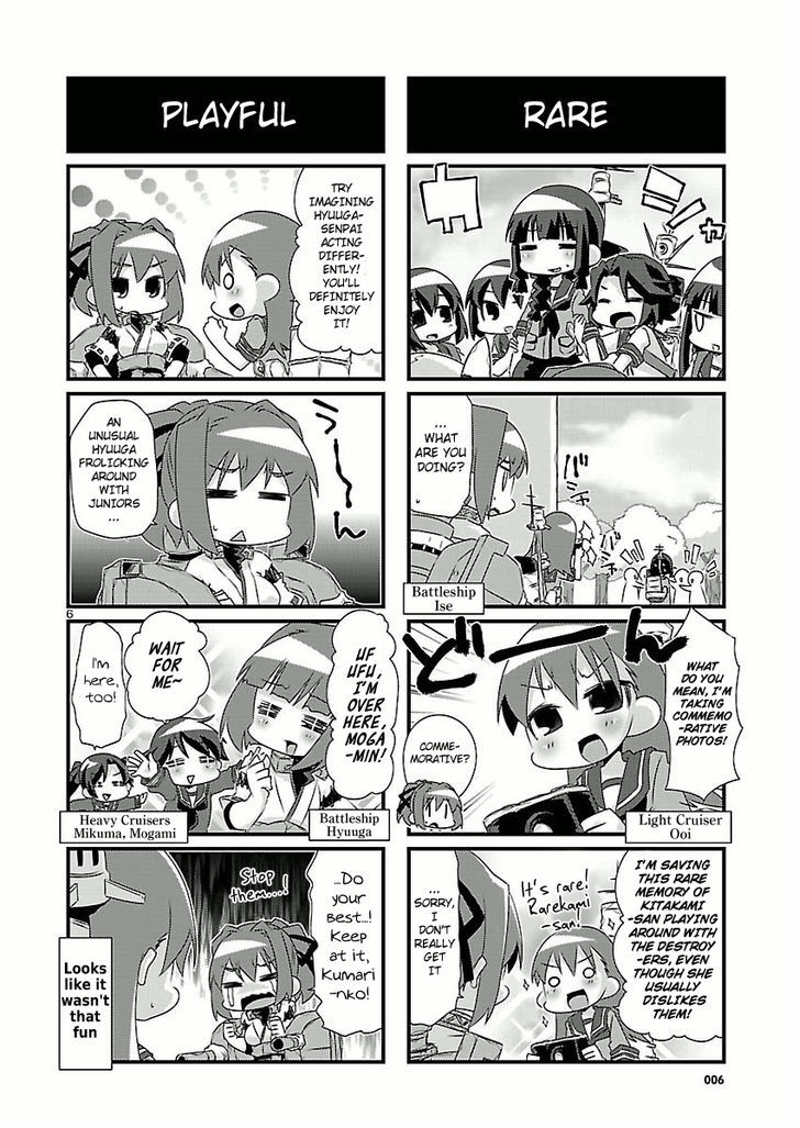 Kantai Collection - Kankore - 4-koma Comic - Fubuki, Ganbarimasu! Chapter 37 page 6 - Chapter 37