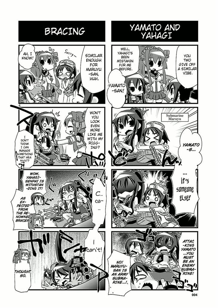Kantai Collection - Kankore - 4-koma Comic - Fubuki, Ganbarimasu! Chapter 38 page 4 - Chapter 38