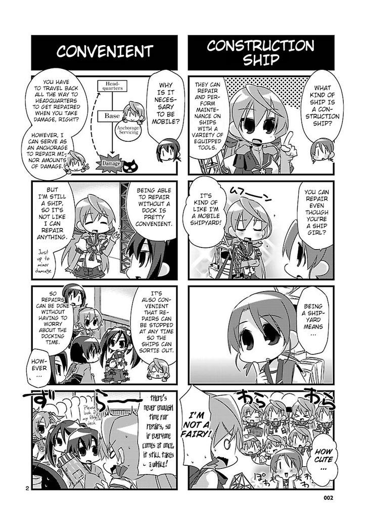 Kantai Collection - Kankore - 4-koma Comic - Fubuki, Ganbarimasu! Chapter 41 page 2 - Chapter 41