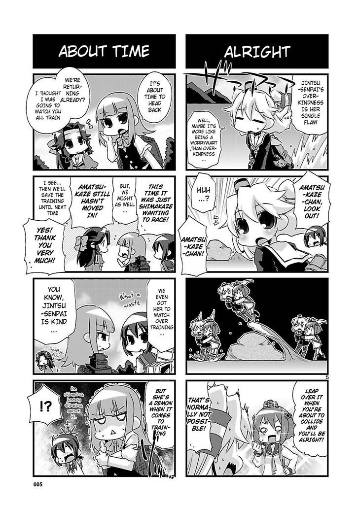 Kantai Collection - Kankore - 4-koma Comic - Fubuki, Ganbarimasu! Chapter 42 page 5 - Chapter 42