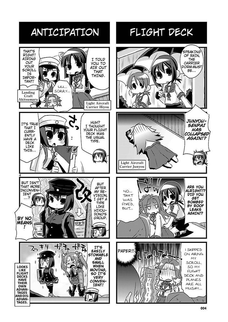 Kantai Collection - Kankore - 4-koma Comic - Fubuki, Ganbarimasu! Chapter 44 page 4 - Chapter 44