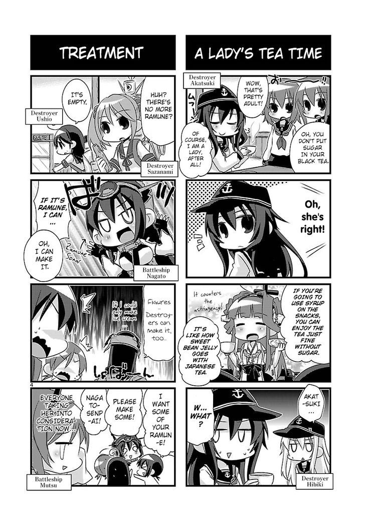 Kantai Collection - Kankore - 4-koma Comic - Fubuki, Ganbarimasu! Chapter 45 page 4 - Chapter 45