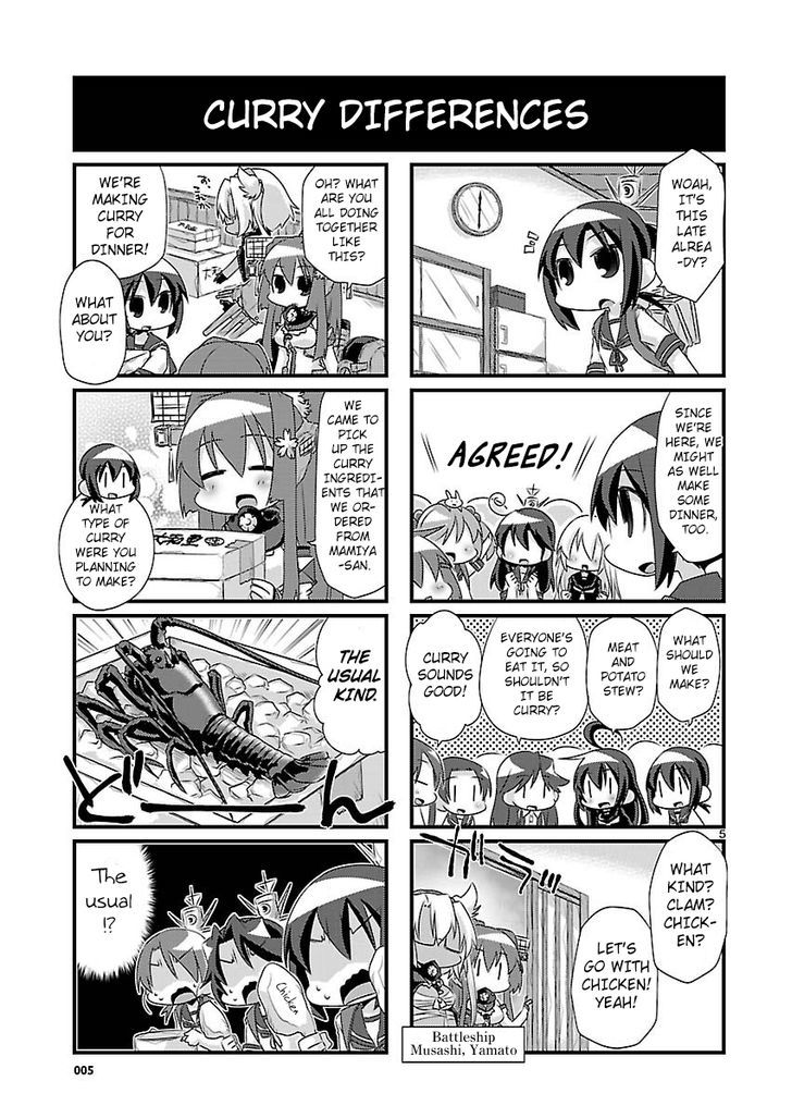 Kantai Collection - Kankore - 4-koma Comic - Fubuki, Ganbarimasu! Chapter 45 page 5 - Chapter 45