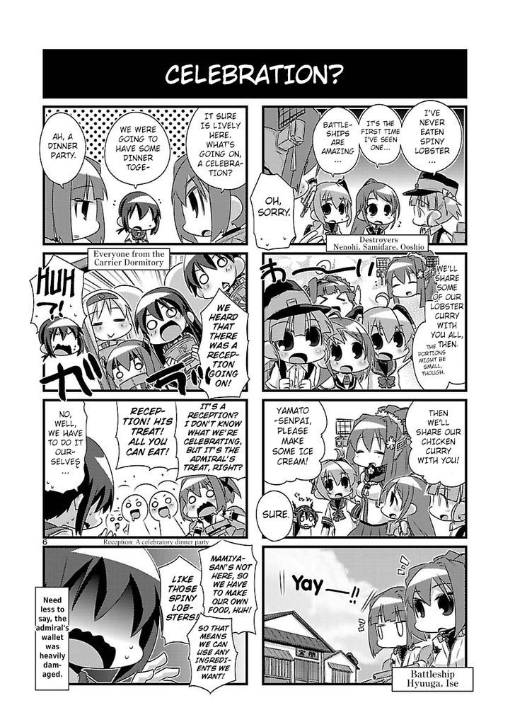 Kantai Collection - Kankore - 4-koma Comic - Fubuki, Ganbarimasu! Chapter 45 page 6 - Chapter 45